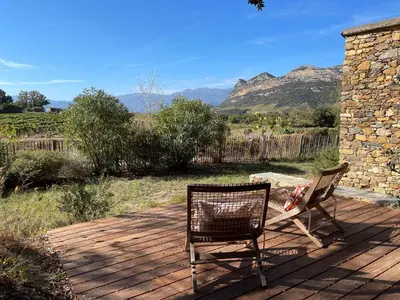 Paysage naturel près de la villa