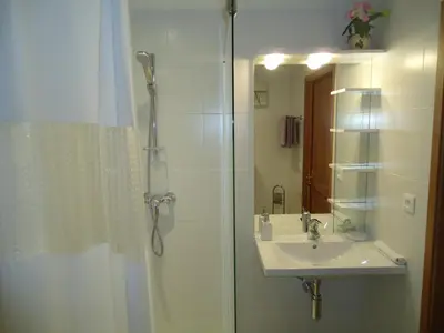 Salle de bains dans l'établissement appartement