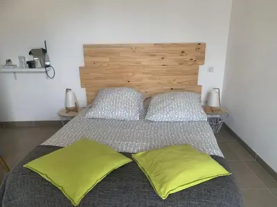 Un ou plusieurs lits dans un hébergement de l'établissement Hôtel U Passa Tempu