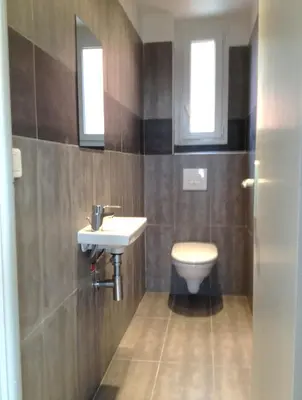Salle de bains dans l'établissement Casa Suprana