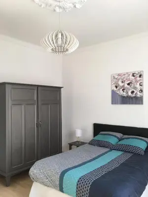 Un ou plusieurs lits dans un hébergement de l'établissement APPARTEMENT ERNELLA