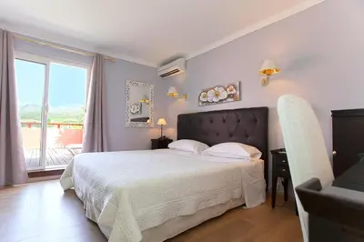 Un ou plusieurs lits dans un hébergement de l'établissement Hotel Macchia e Mare