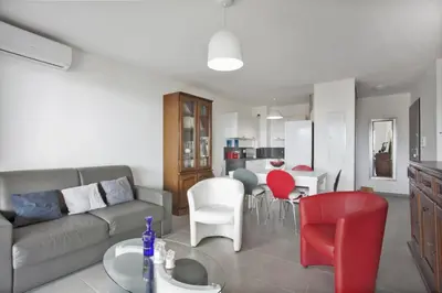 Coin salon dans l'établissement Casa San Ghjisé