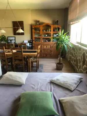 Coin salon dans l'établissement Maison du bonheur