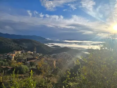 Paysage naturel près de la maison de vacances