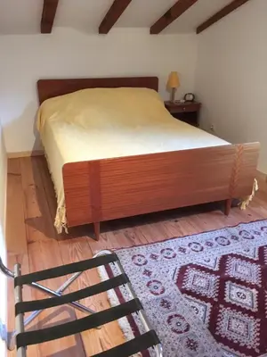 Un ou plusieurs lits dans un hébergement de l'établissement Petite maison proche de la nature
