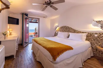 Un ou plusieurs lits dans un hébergement de l'établissement Hôtel Dolce Notte