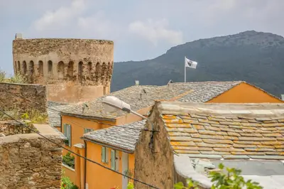 Vue générale sur la montagne ou vue sur la montagne depuis le B&B/chambre d'hôtes