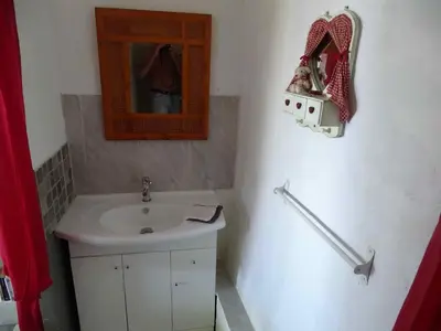 Salle de bains dans l'établissement CASA PENTONE
