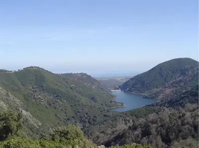 Paysage naturel près de la maison de vacances