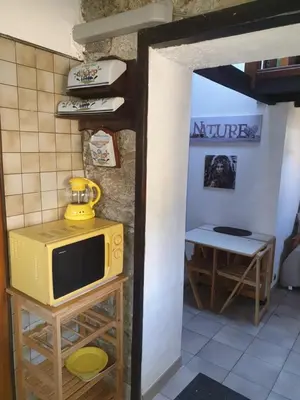 Cuisine ou kitchenette dans l'établissement STUDIO avec Mezzanine