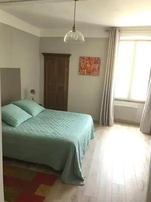 Un ou plusieurs lits dans un hébergement de l'établissement APPARTEMENT BASTIA AU PIED DU VIEUX PORT