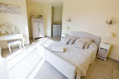 Coin salon dans l'établissement Villa la Vista