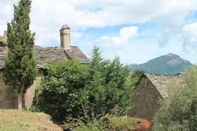 Paysage naturel près de la maison de vacances