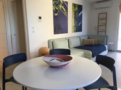 Coin salon dans l'établissement Domaine A Mortella T2