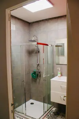 Salle de bains dans l'établissement Villa I Bugni