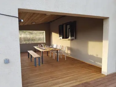 Balcon ou terrasse dans l'établissement Entre mer et montagne, en plein maquis