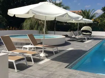 Piscine de l'établissement Holiday Home in Moriani-Plage near Beach ou située à proximité