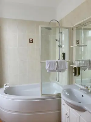Salle de bains dans l'établissement Casa Guelfucci