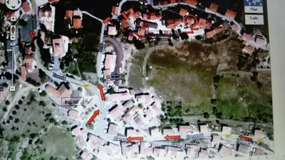 Vue panoramique sur l'établissement Maison de village