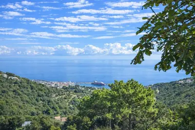 Paysage naturel près de la villa