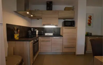 Cuisine ou kitchenette dans l'établissement Amazing Apartment In Moriani Plage
