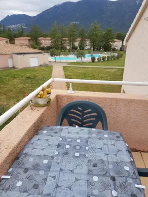 Vue générale sur la montagne ou vue sur la montagne depuis l'appartement