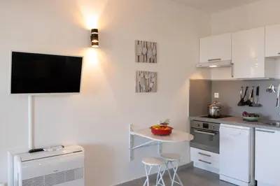 Cuisine ou kitchenette dans l'établissement Casa Mediterranio