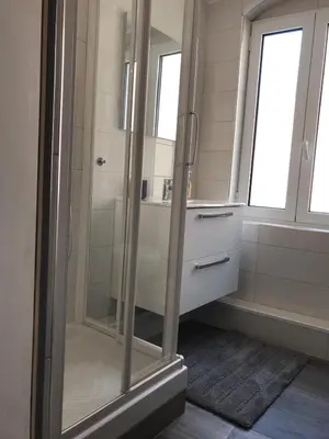 Salle de bains dans l'établissement Appartement à Ile Rousse