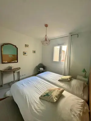 Un ou plusieurs lits dans un hébergement de l'établissement ALOES Appartement T3