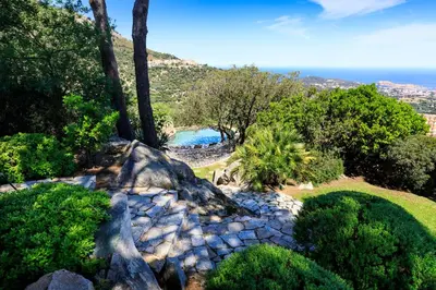 Paysage naturel près de la villa