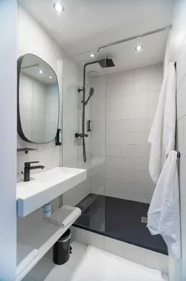 Salle de bains dans l'établissement Monsieur Miot Concept Hotel - Bastia centre