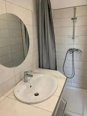 Salle de bains dans l'établissement Casa Julie