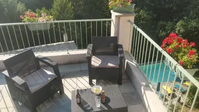 Balcon ou terrasse dans l'établissement U Caseddu 