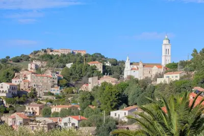 Vue générale sur Monticello ou vue de la ville depuis l'appartement
