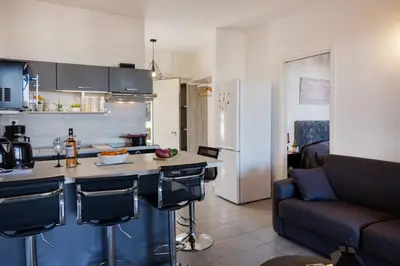 Cuisine ou kitchenette dans l'établissement Casa Balanina