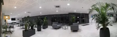 Coin salon dans l'établissement Hôtel L'Isula Marina