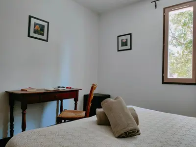 Un ou plusieurs lits dans un hébergement de l'établissement auberge de tesa