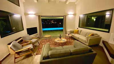 Piscine de l'établissement VILLA CORSA**** PISCINE VUE MER PANORAMIQUE ou située à proximité