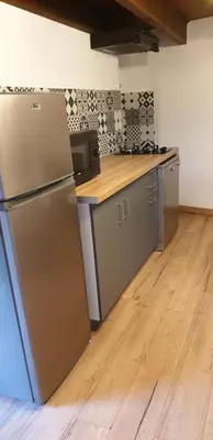 Cuisine ou kitchenette dans l'établissement Appartement de charme vieille ville