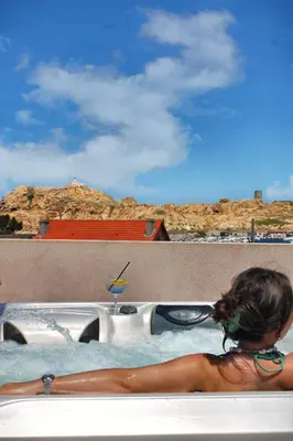 Balcon ou terrasse dans l'établissement Hôtel & Spa Rocabella