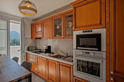 Cuisine ou kitchenette dans l'établissement Casa Sainte-Anne