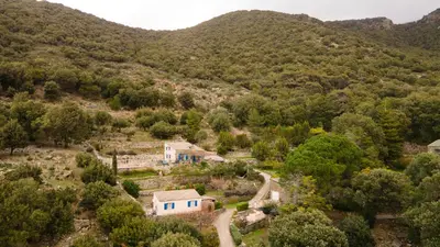 Paysage naturel près de la maison de vacances