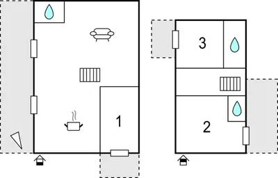 Plan de l'établissement Lovely Home In Montegrosso With Wifi