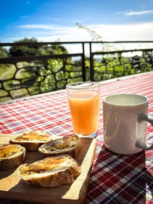 Nourriture dans la maison de vacances ou à proximité