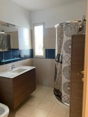 Salle de bains dans l'établissement Superbe appartement avec parking privé, proche commerces et mer