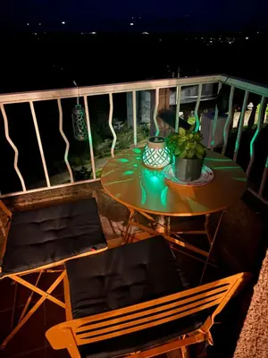 Balcon ou terrasse dans l'établissement Levé du soleil sur la mer