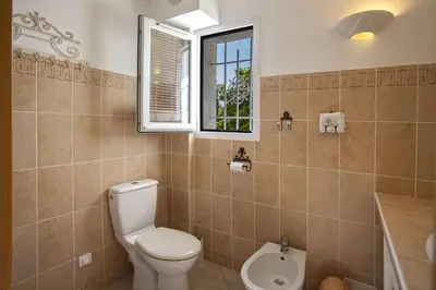 Salle de bains dans l'établissement Casa l'Alivi