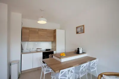 Cuisine ou kitchenette dans l'établissement Playa Marina