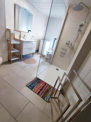 Salle de bains dans l'établissement La Vallicella